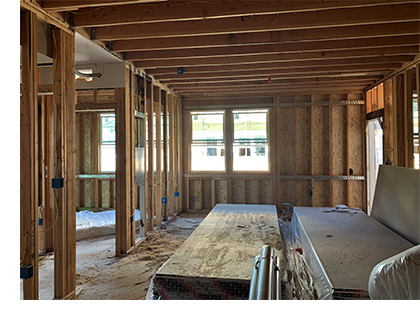 Force transfer around openings shear walls