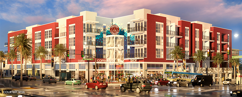 Rendering of Las Ventanas courtesy WHA Architects