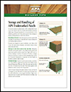 Builder Tips: Storage and Handling of APA Trademarked Panels