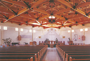 Glulam in St. Matthew's Lutheran Church