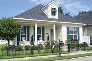 Raised wood floor home by Collier Construction