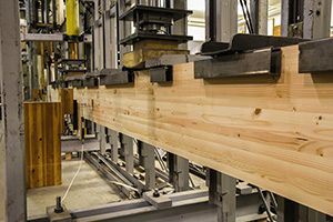 Glulam testing