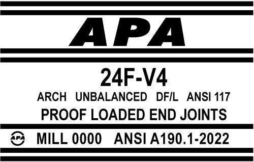 APA EWS Glulam Trademark