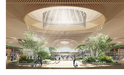 Rendering of PDX courtesy ZGF Architects/Port of Portland