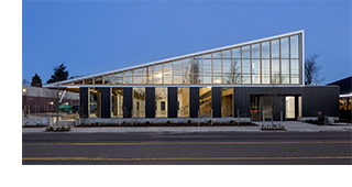 Exterior of the Flex Building