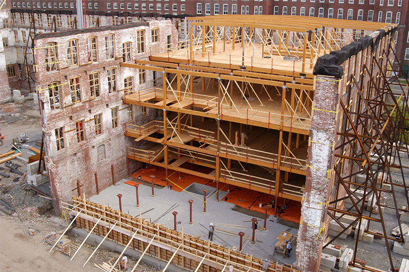 Construction of Appleton Mills